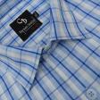 Checks Blue Shirt : Business