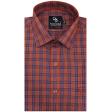Checks Rust Shirt : Business