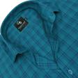 Checks Dark Green Shirt : Business