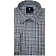 Checks Gray Shirt : Business