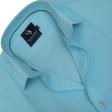 Plain Aqua Blue Shirt : Business