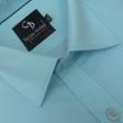 Plain Aqua Blue Shirt : Business
