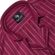 Stripes Maroon Shirt : Business