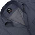 Self Design Gray Shirt : Business