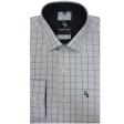 Checks Gray Shirt : Business