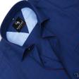 Checks Dark Blue Shirt : Business