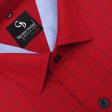 Checks Red Shirt : Business