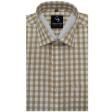 Checks Fawn Shirt : Business