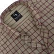 Checks Maroon Shirt : Business
