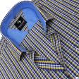 Checks Lemon Shirt : Business