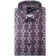 Print Gray Shirt : Party