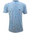 Combination Aqua Blue T-shirt : Regular