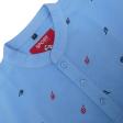 Combination Aqua Blue T-shirt : Regular