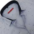 Print Blue Shirt : Slim
