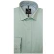 Stripes Light Green Shirt : Business