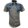 Handpainted Gray Shirt : Ditto