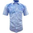 Handpainted Blue Shirt : Ditto