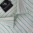 Stripes Light Green Shirt : Business