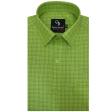 Checks Dark Green Shirt : Business