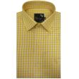Checks Yellow Shirt : Business