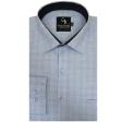Checks Blue Shirt : Business