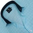 Checks Light Blue Shirt : Business