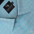 Checks Light Blue Shirt : Business