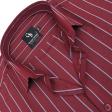 Stripes Maroon Shirt : Business