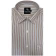 Stripes Brown Shirt : Business