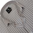 Stripes Brown Shirt : Business