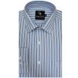 Stripes Blue Shirt : Business
