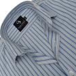 Stripes Blue Shirt : Business