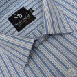 Stripes Blue Shirt : Business