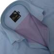 Self Design Blue Shirt : Business