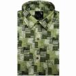 Print Green Shirt : Party