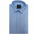 Plain Blue Shirt : Business