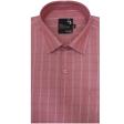 Checks Maroon Shirt : Business