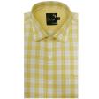 Checks Lemon Shirt : Business