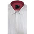 Stripes Maroon Shirt : Business