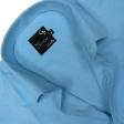 Plain Aqua Blue Shirt : Business