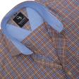 Checks Brown Shirt : Business