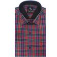 Checks Red Shirt : Business