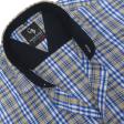 Checks Blue Shirt : Business