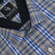 Checks Blue Shirt : Business