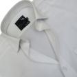 Self Design White Shirt : Business
