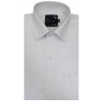 Self Design White Shirt : Business