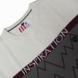 Print Cream T-shirt : Itutu (Slim Fit)