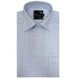 Checks Light Blue Shirt : Business