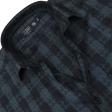 Self Design Dark Green Shirt : Business