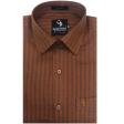 Stripes Brown Shirt : Business